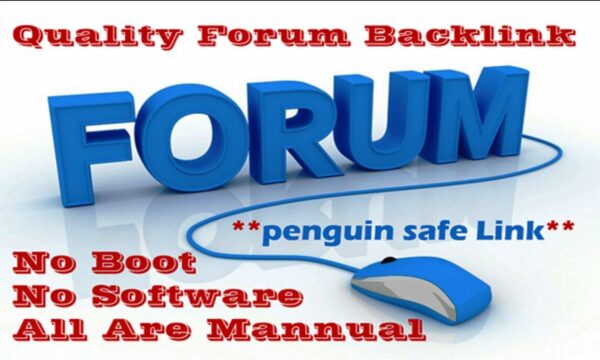 High Quality DA, PA Niche Related Forum Backlink for Your Website