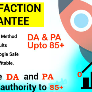 Increase Your Domain Authority(DA) & Page Authority(PA) Upto 85+(Guarantee)