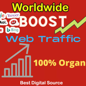 Worldwide Organic Traffic/Visitors from Google, Bing, Yahoo, Aol, Ask, Baidu, Yandex for Your Website Ranking