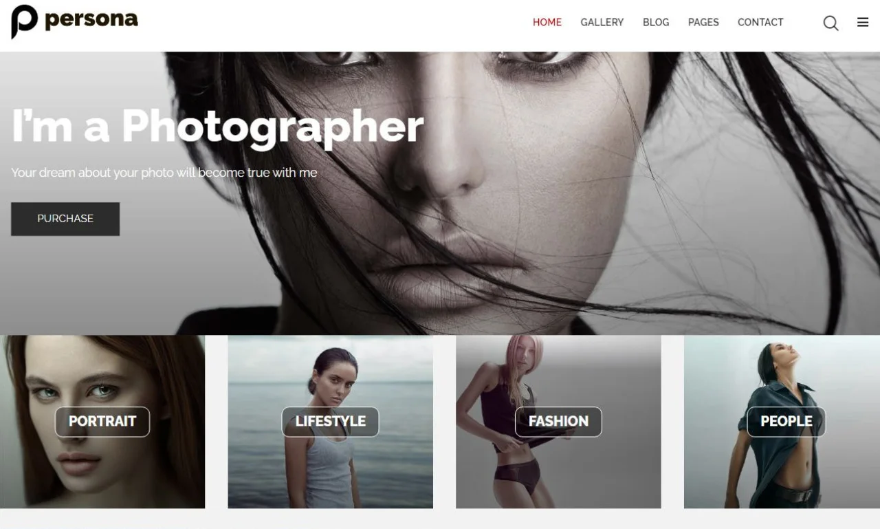 Photography or Videography Website Design