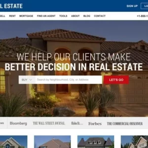 Real Estate Business Website Design