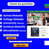 School Management System Like School College University Website